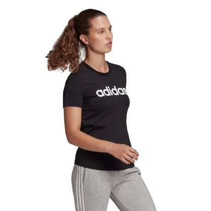 Camiseta Adidas Essentials Slim Logo Feminina GL0769
