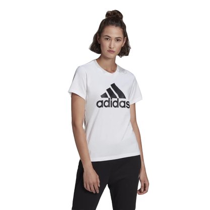 Camiseta Adidas Loungewear Essentials Logo Feminina GL0649