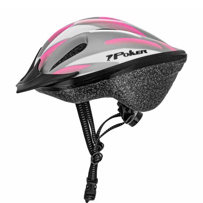 Capacete Bike Poker Out Mold Wind. C/ Luz Unissex 09058-BRCP