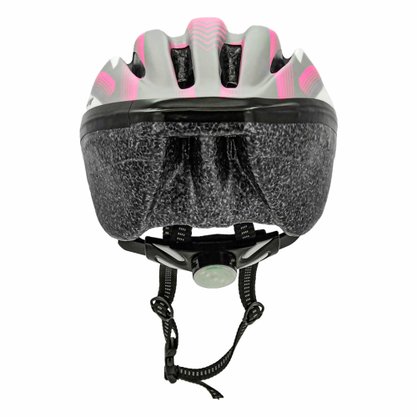 Capacete Bike Poker Out Mold Wind. C/ Luz Unissex 09058-BRCP