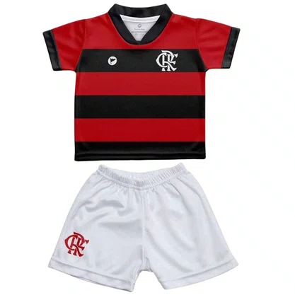 Conjunto Inf Torcida Baby Flamengo Sublimado 031SS-FLA