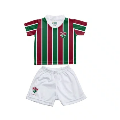 Conjunto Inf Torcida Baby Fluminense Sublimado 031SS-FLU
