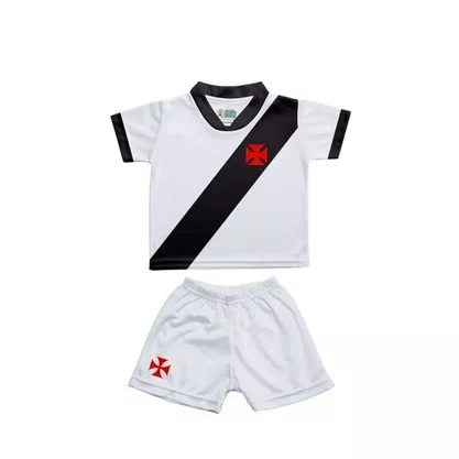 Conjunto Inf Torcida Baby Vasco Sublimado 031SS-VAS Conjunto Inf Torcida Baby Vasco Sublimado 031SS-VAS