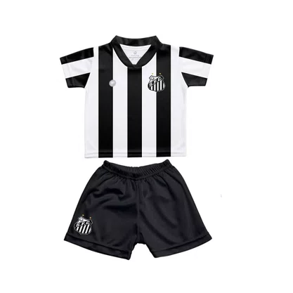 Conjunto Infantil Torcida Baby Santos Sublimado 031S-SAN