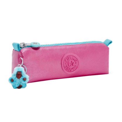 Estojo Kipling BTS Freedom Fresh Pink Met Unissex I5621U60