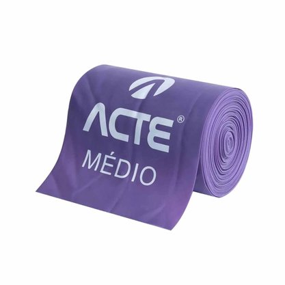 Faixa Acte Sports Elástica Rolo 12mX120X0,45mm Unissex T276