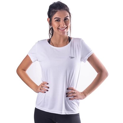 Camiseta Speedo Interlock Canoa Feminina 071687-001