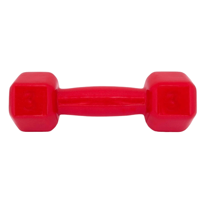 Halter Sextavado Emborrachado 3kg Acte Sports Unissex S58