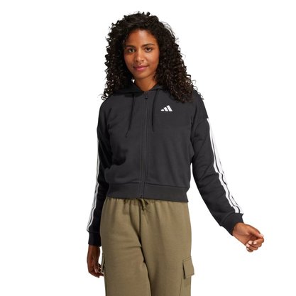 Jaqueta Adidas 3 Stripes com Capuz Feminina JE0052