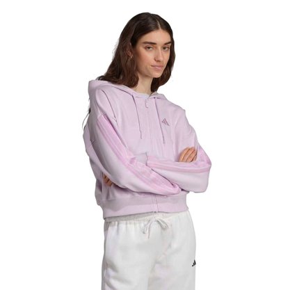 Jaqueta Adidas 3 Stripes com Capuz Feminina JE0053