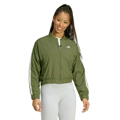 Jaqueta Adidas Bomber 3 Stripes Feminina JD5320