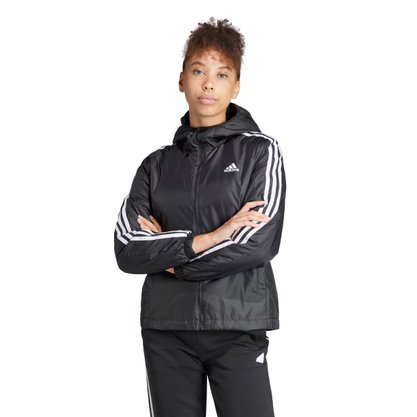 Jaqueta Adidas Capuz Insulated Ess 3 Stripes Feminina IN3288