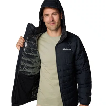 Jaqueta Columbia C/Capuz Powder Lite II Masculina 2086941-010