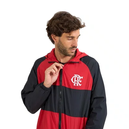 Jaqueta Corta Vento Braziline Flamengo Wind Masc 00100627114