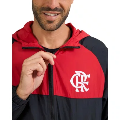 Jaqueta Corta Vento Braziline Flamengo Wind Masc 00100627114