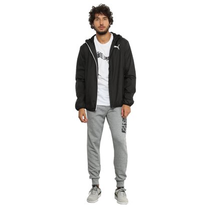 Jaqueta Puma Corta Vento Essentials Masculina 587641-01