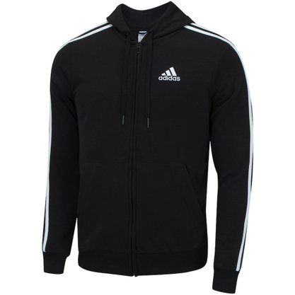 Jaqueta Moletom Adidas Capuz Essentials 3S Masculina GK9032