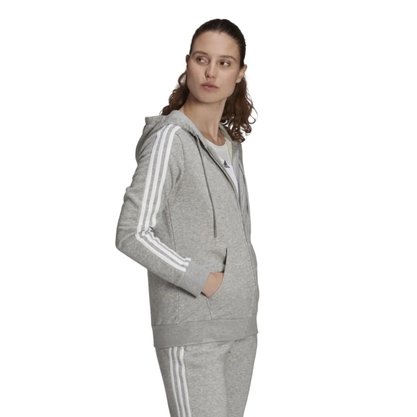 Jaqueta Moletom Adidas Essentials 3 Listras Feminina GL0802