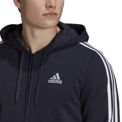 Jaqueta Moletom Adidas Essentials 3-Stripes Masculina GK9033