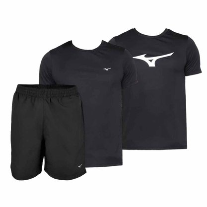 Kit 2 Camisetas e 1 Bermuda Masculina