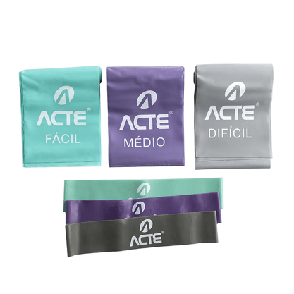 Kit Bands Acte 3 intensidades Unissex T270