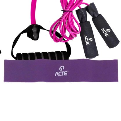 Kit Alongamento Acte BT Addicted Médio Unissex KIT-BTP