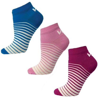 Meia Kanxa Kit C/ 3 Pares Degradê Feminino 6610-3560