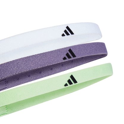 Kit Faixa Adidas Elástica de Cabelo (3 Unidades) IR7870