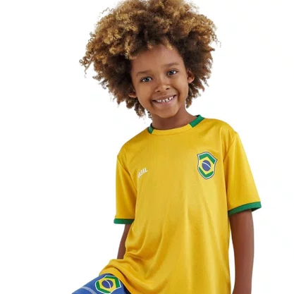 Kit Jogo Juvenil Braziline Mini Craque Brasil 023007172I1
