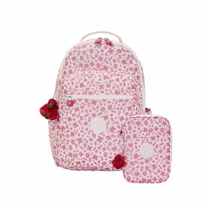 Kit Kipling Mochila e Estojo Unissex