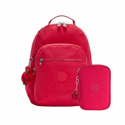 Kit Kipling Mochila e Estojo Unissex