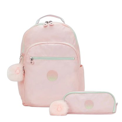 Kit Kipling Mochila e Estojo Unissex