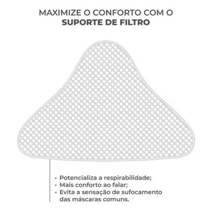 Kit Máscara Proteção Fiber Knit Sport Z754K-0998