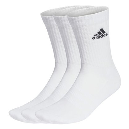 Kit Meia Adidas Cano Alto Amortecida (3 Pares) HT3446