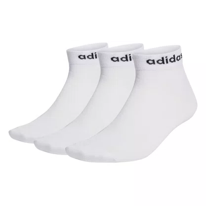 Kit Meia Adidas Cano Médio 3 Pares Unissex HT3451