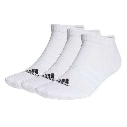 Kit Meia Adidas Cushioned Cano Baixo (3Pares) Unissex HT3434