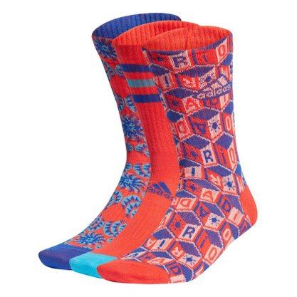 Kit Meia Adidas Farm Rio (3 Pares) Feminina IU3154
