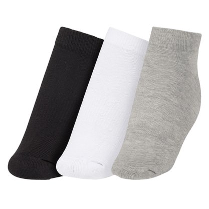 Kit Meia Asics Basic Stretch Low Cut Unissex ZKB3607-00