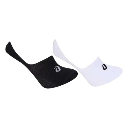 Kit Meia Asics Invisible Trainning Socks 2P Unissex ZKB3663