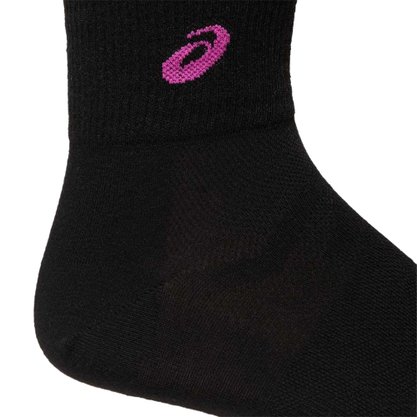 Kit Meia Asics Easy Quarter 3 Pares Unissex 3023A023-002