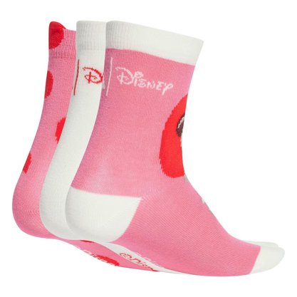 Kit Meia Infantil Adidas Minnie 3 Pares Disney JH3267