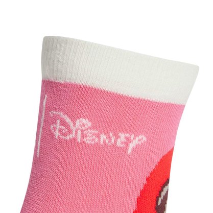 Kit Meia Infantil Adidas Minnie 3 Pares Disney JH3267
