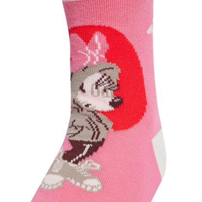 Kit Meia Infantil Adidas Minnie 3 Pares Disney JH3267