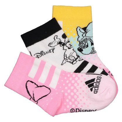 Kit Meia Infantil Disney Minnie Mouse 3 (Pares) IU4852