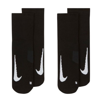Kit Meia Nike Cano Médio Multiplier 2 Pares SX7556-010
