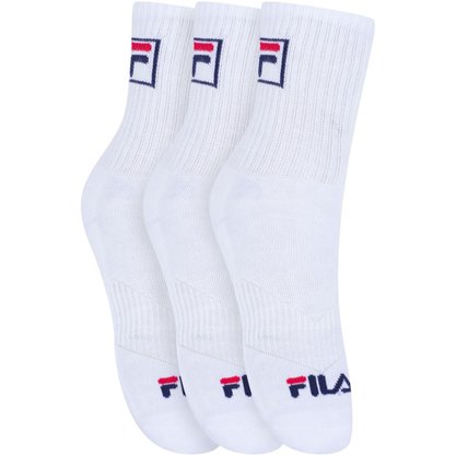 Kit Meias Fila Tripack Cano Alto Fbox Unissex 922993-100