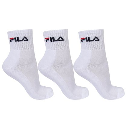 Kit Meias Fila Tripack Cano Médio Unissex 923191-100