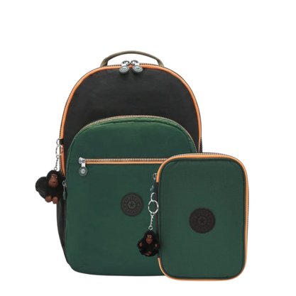 Kit Kipling Mochila e Estojo Unissex