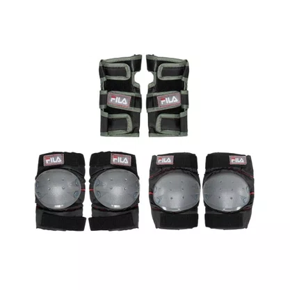Kit Patins Juvenil Fila J-One Boy Combo 3 Set 010619150