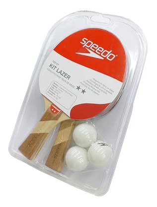 Kit Raquete Speedo Tênis De Mesa Unissex 768101-198
